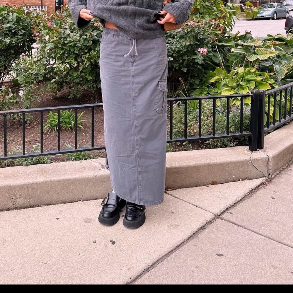 Cargo Maxi Skirt
